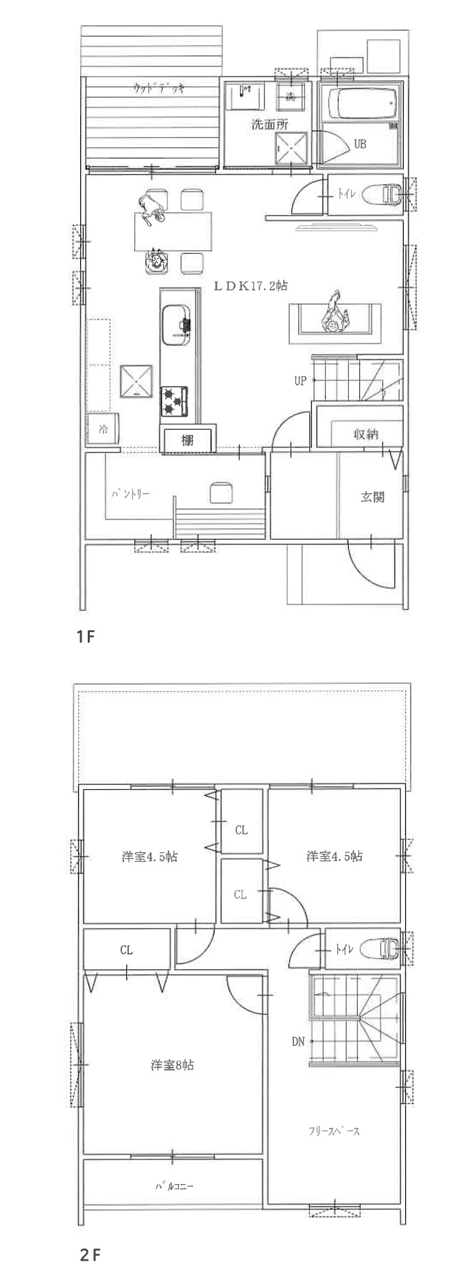 B棟間取り図