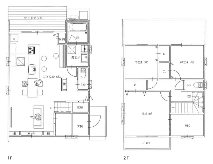 B棟間取り図