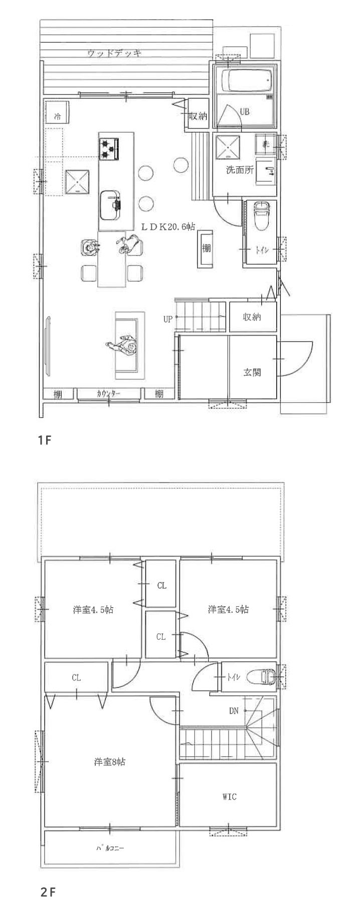B棟間取り図