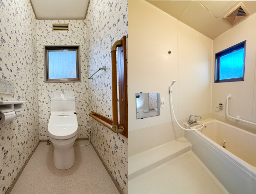 中古住宅：3LDK 知多市八幡字新道 トイレ、バスルーム